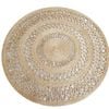Tribal Round Jute Rug - 1069 - Natural - 120x120cm