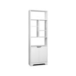 Artiss Bookshelf Display Shelves Bookcase Storage Book Stand Rack White