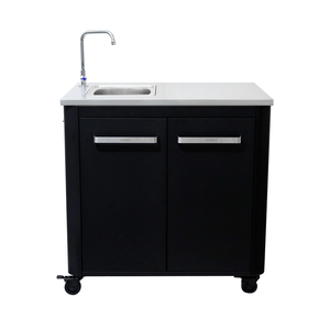 COZZE Portable Outdoor Table 900mm with Stainless Steel Sink