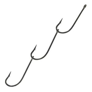 3 Sets of Size 4/0 Shogun T487 Pre-Rigged Hooks Chemically Sharpened Gang Hooks