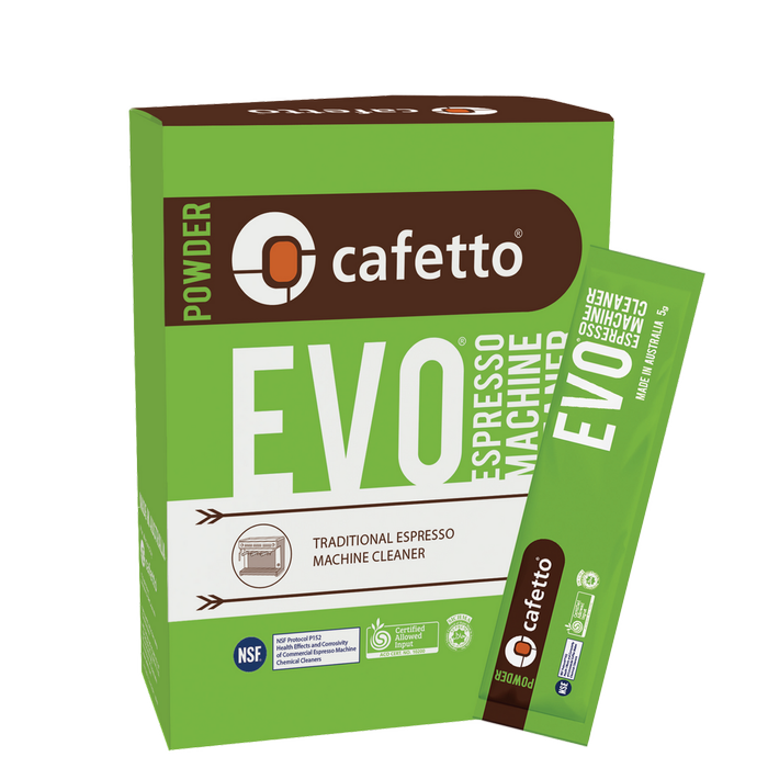 Cafetto Evo Espresso Machine Cleaner Powder - 12 X 5g Sachet