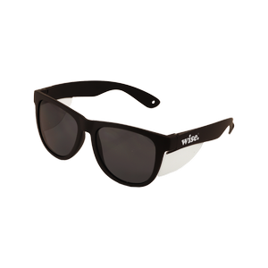 Wise Black/Smoke Street Safety Glasses