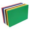Hygiplas Chopping Board Set Thick Low Density Colour Coded Polyethylene 450x300x20mm - 6 Pack