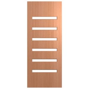 Hume 2340 x 1200 x 40mm Entrance Door SPM Verve Unglazed Glass VER6