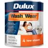 Dulux Wash&Wear Low Sheen Vivid White Interior Paint - 0.5L
