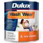 Dulux Wash&Wear Low Sheen Vivid White Interior Paint - 0.5L