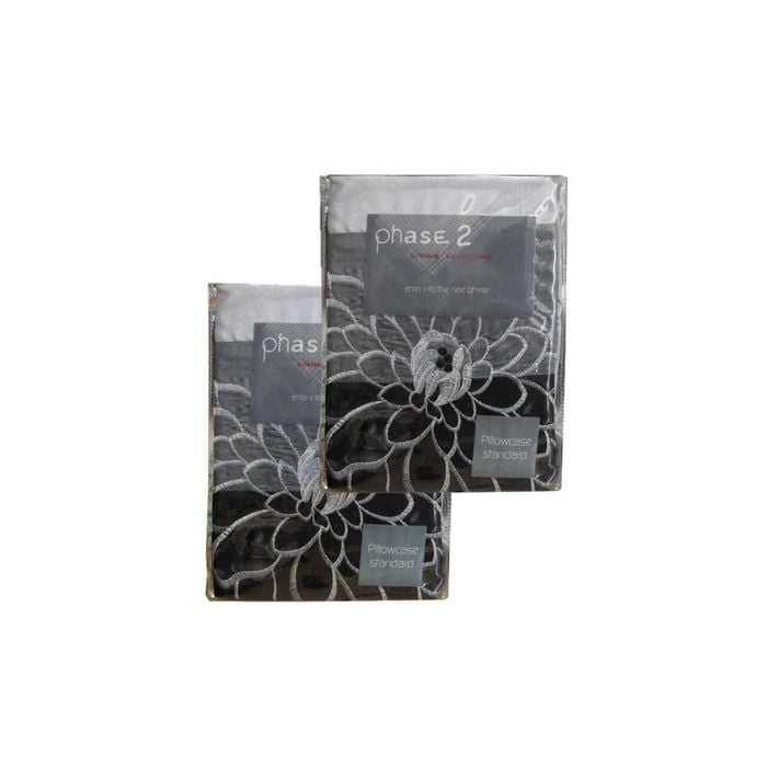 Phase 2 Pair of Georgina Standard Pillowcases 48 x 73 cm