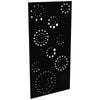 ProtectorAl 300-1200w x 1201-2400h Satin Black/Gloss Black Fireworks Unframed Composite Deco Panel