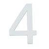 Sandleford 90mm Glow In Dark Acrylic House Number 4