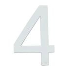 Sandleford 90mm Glow In Dark Acrylic House Number 4