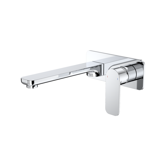 Caroma Luna Wall Basin/bath mixer Chrome WELS 6 Star 4.5L/min