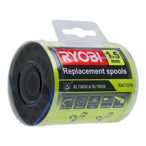 Ryobi 1.5mm Replacement Spool - To Suits RLT5030 And RLT6030 - 3 Pack
