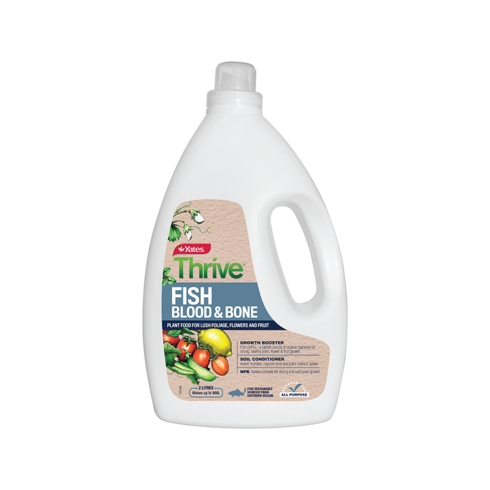 Yates Thrive 2L Natural Fish Blood And Bone Plant Food Concentrate
