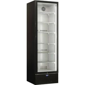 Schmick Black Upright Glass 1 Door Bar Fridge (Right Hinged) - SK422R-B-HD