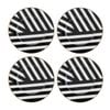 4pc Mikasa Luxe Deco Kitchen China Side Plate Set, 21cm