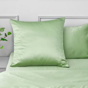 Dreamaker Matte satin euro Pillowcase Sage