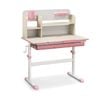 Costway Kids Study Desk Height Adjustbale W/tiltable Desktop & Drawer Pink