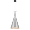 Telbix Flero Modern Pendant Hanging Lamp Light Aluminium Aluminium Brushed