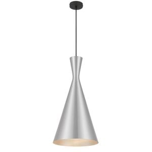 Telbix Flero Modern Pendant Hanging Lamp Light Aluminium Aluminium Brushed