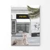 Leopard With Fashion Store Print 100% Australian Made 90x120cm (Stretched Canvas)
