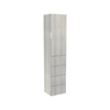 Lugna 2048 x 450 x 380mm Mist 3 Shelf 4 Drawer Right Hinged Door Storage Cabinet