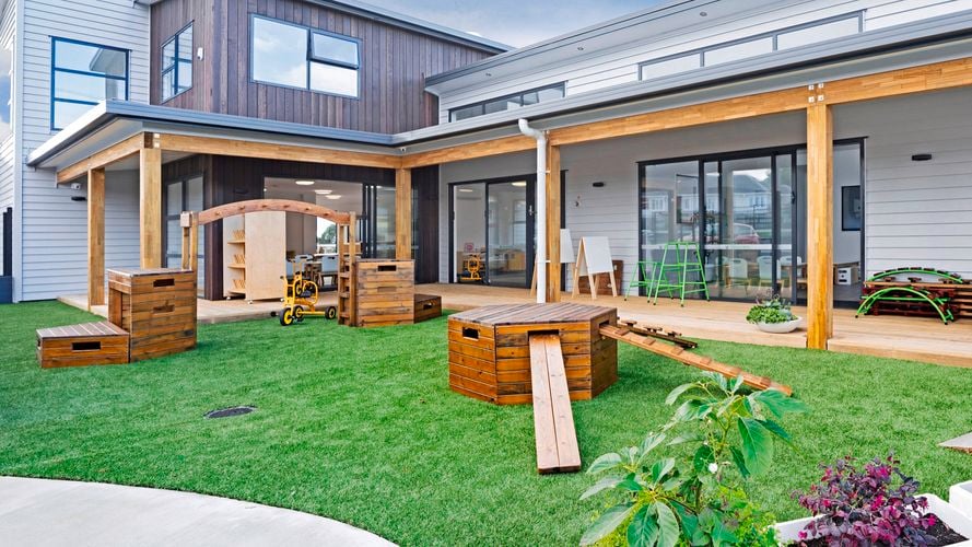 Childcare centre with timber veranda