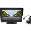 Elinz 4.3" Monitor + 12v Reversing Camera Kit Car Caravan LCD Rearview IR Night Vision - 4.3" | Wired Transmission | RCA System