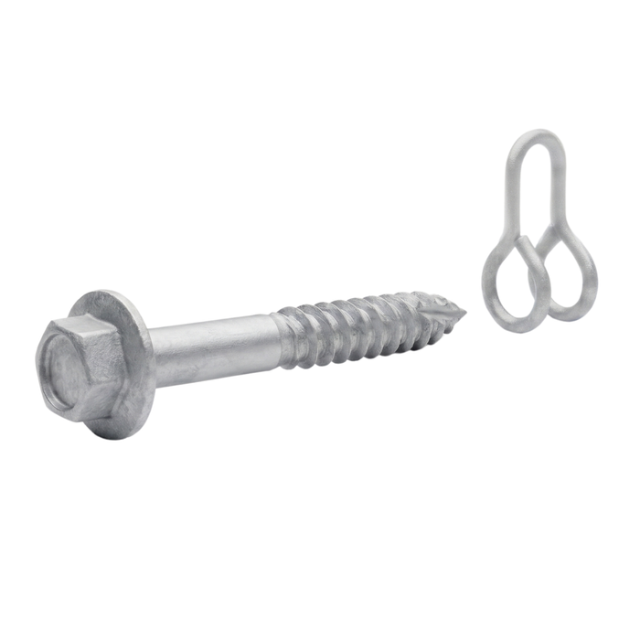 RapidFence Farm Screw & Clip 200 PacK