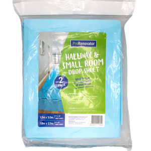 Pro Renovator Hallway And Small Room Drop Sheet - 2 Pack