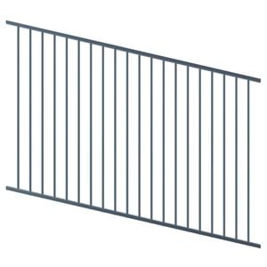 ProtectorAl 350 - 1200 x 1200mm Deep Ocean Raked Up to 15º Flat Top Pool Fence Panel