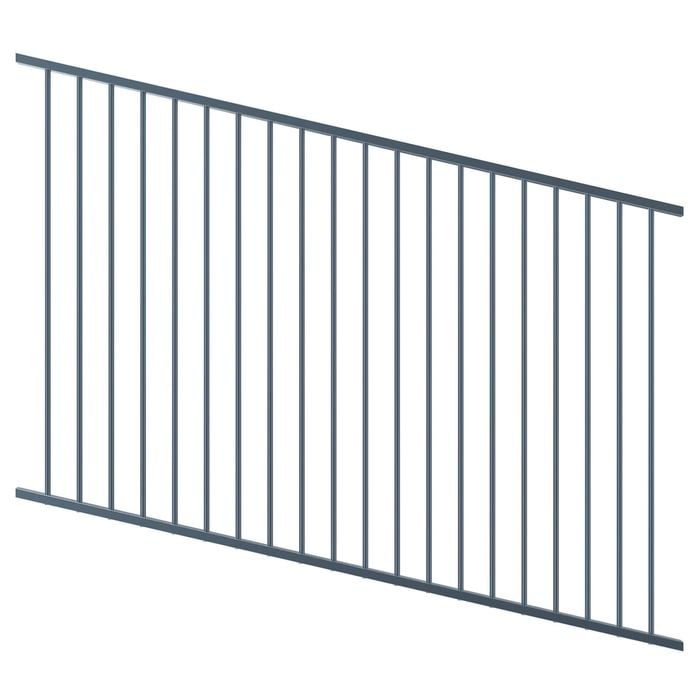 ProtectorAl 350 - 1200 x 1200mm Deep Ocean Raked Up to 15º Flat Top Pool Fence Panel