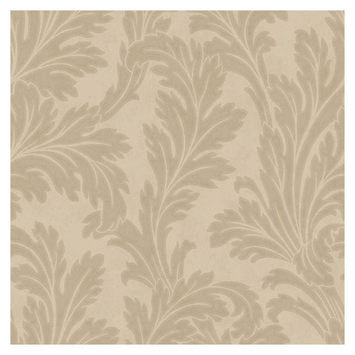 Acanthus Taupe Wallpaper, 36432