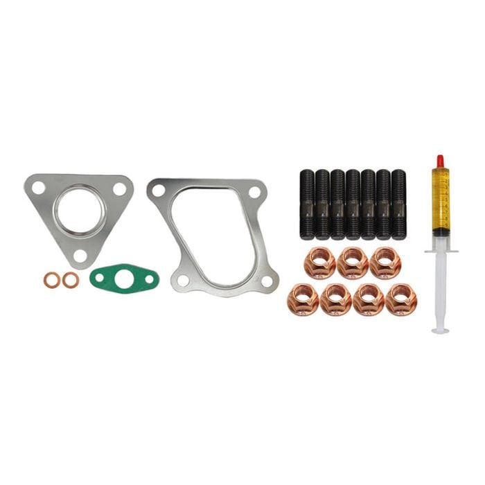 Turbo Charger Installation Stud, Gasket & Lubricant Kit For Mitsubishi Challenger 4d56 2.5l