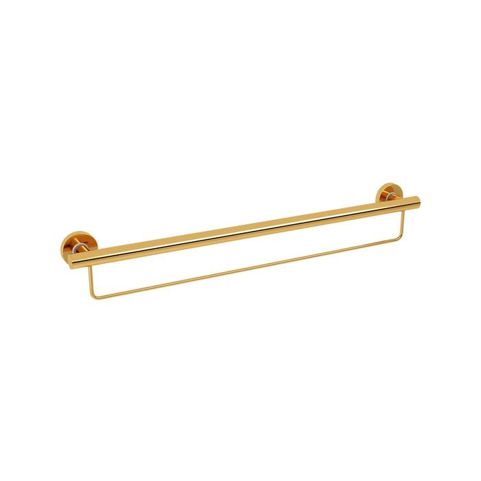 evekare 900mm Gold Grab Rail With Towel Holder