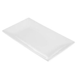 Olympia Serving Rectangular Platters Whiteware Porcelain White 310x180mm Pack Of 2