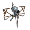Butterfly Folding Gas Stove Silver
