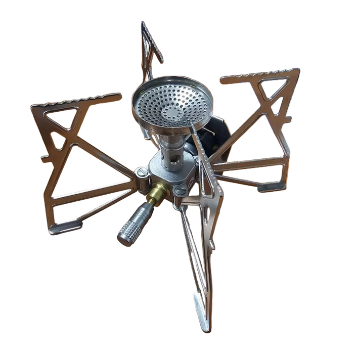 Butterfly Folding Gas Stove Silver
