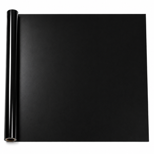 All Set 30.5 x 122cm Black Removable Vinyl