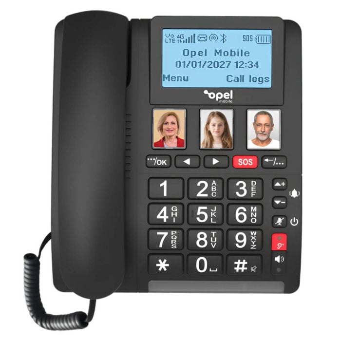 Opel Mobile 4g Homephone 2 - Black