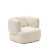 Martina armchair off-white shearling
