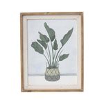 Willow & Silk Framed Plant Leaf Indoor Wall Art