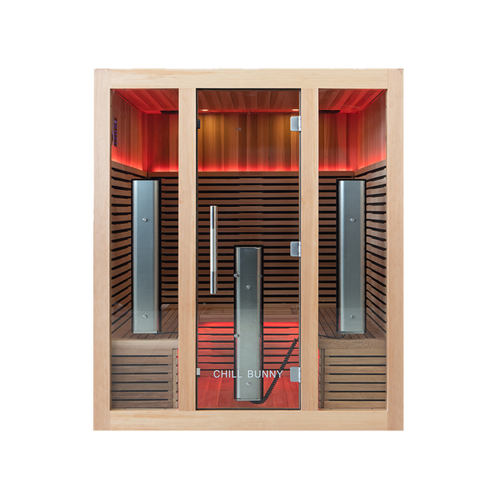 Chill Bunny 4 Person Indoor Infrared Sauna (Cedar)