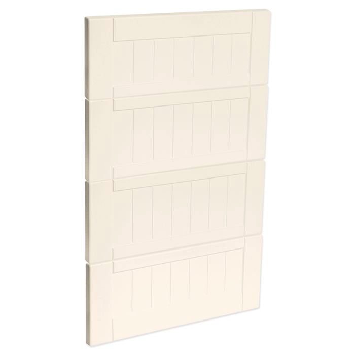 Kaboodle 450mm Antique White Country 4 Drawer Panels
