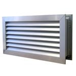 Haron 635 x 185mm Aluminium Door Relief Vent