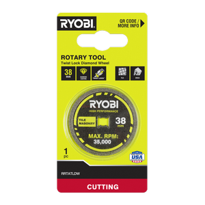 Ryobi 38mm Twist Lock Tile Cutting Wheel