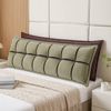 Giselle Bedding Headboard Pillow with Storage Chenille Wedge Reading Cushion King