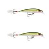 2x Rapala 8cm X Rap Jerkbait/Slashbait Hard Body Fishing Lures - Olive Green