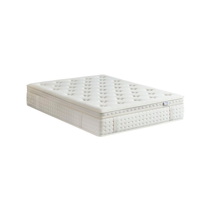Breeze Medium Plush Luxe Cloud 7 Zone Euro Top Pocket Spring Mattress Bed 36cm