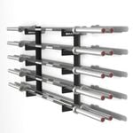 SMAI Barbell Storage - 10 Wall Rack - Black