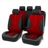 Catzon Full Set Leather Car Seat Covers Fit For Most Sedans Suvs Pickup Trucks-red